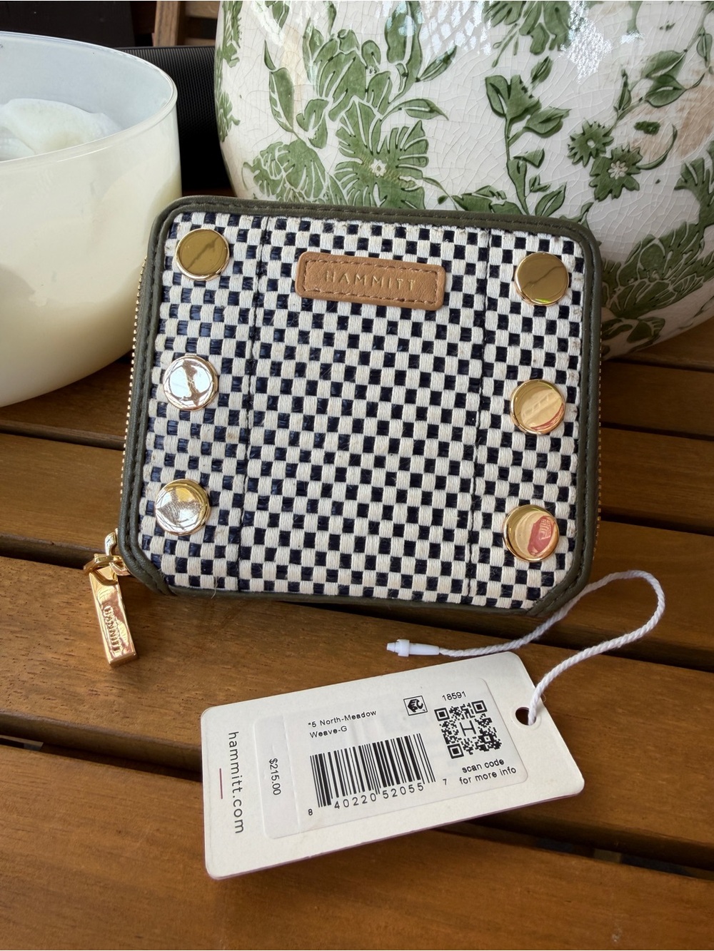 HAMMITT "5 North-Meadow Weave-G" Wallet